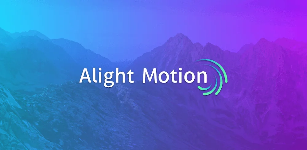Alight Motion Android app cover image