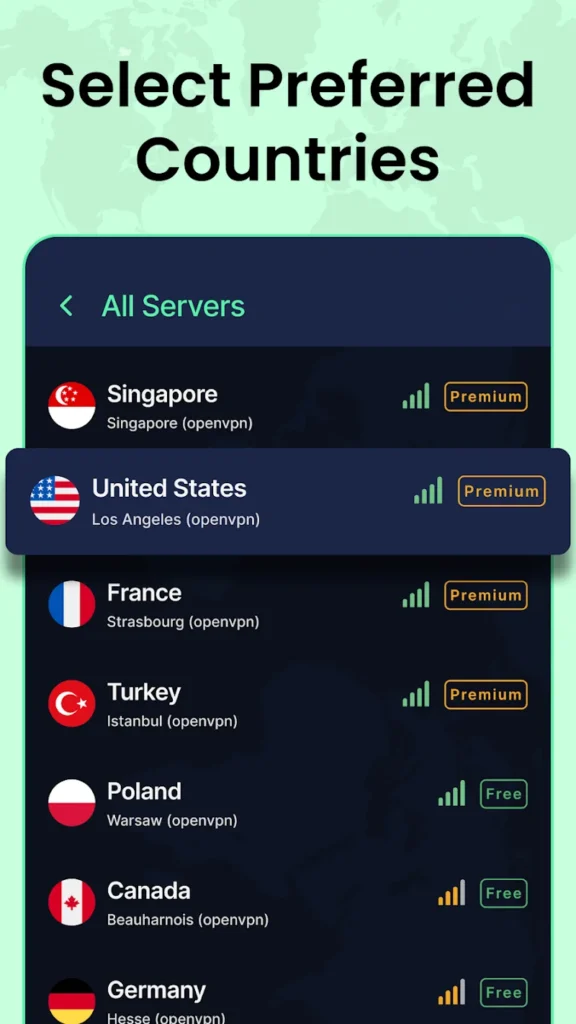 Bolt VPN Android app screenshot 5