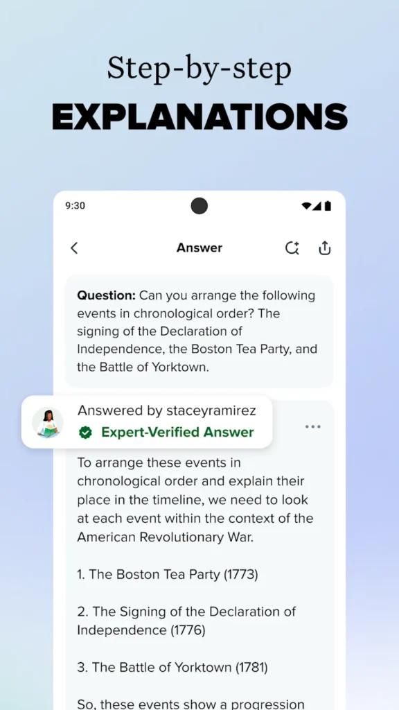 Brainly Android app screenshot 5