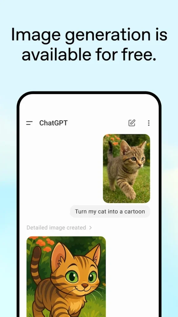 ChatGPT Android app screenshot 2