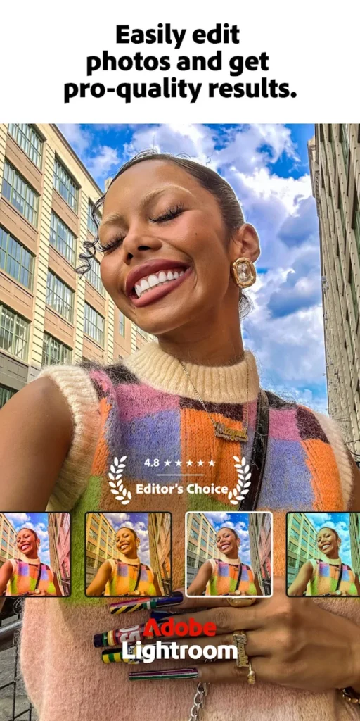 Lightroom Photo & Video Editor Android app screenshot 2
