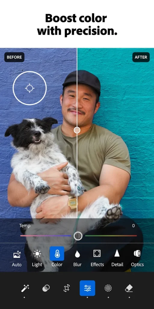 Lightroom Photo & Video Editor Android app screenshot 5
