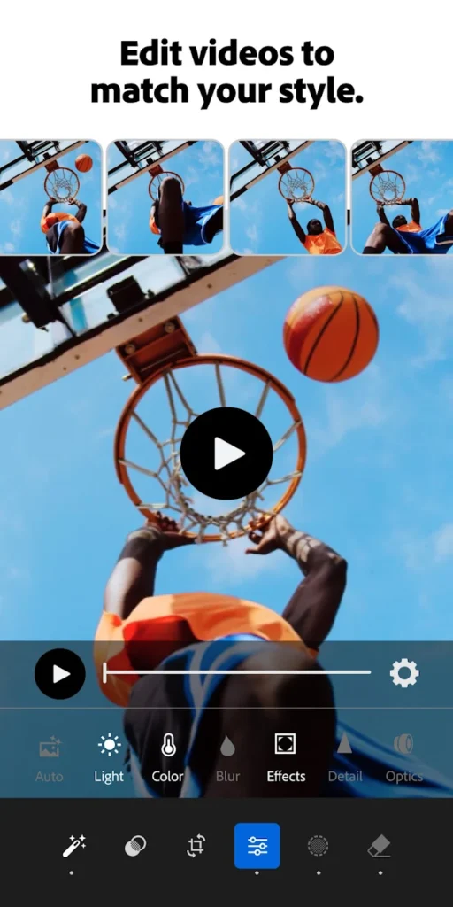 Lightroom Photo & Video Editor Android app screenshot 6