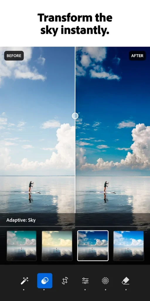 Lightroom Photo & Video Editor Android app screenshot 7