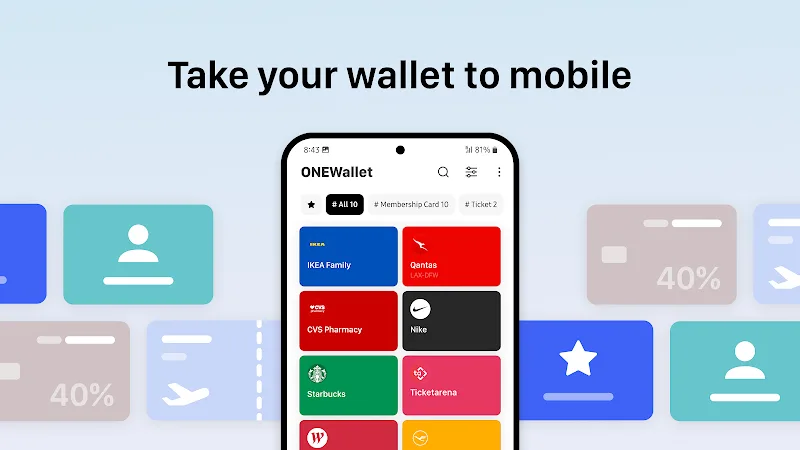 ONEWallet - Cards Wallet Android app screenshot 2