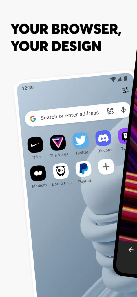 Opera Browser Android app screenshot 2