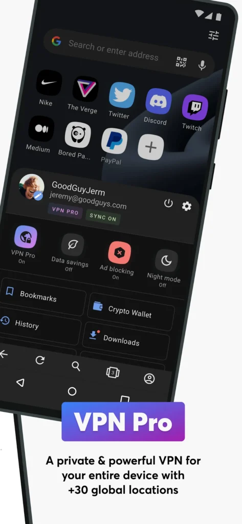 Opera Browser Android app screenshot 6