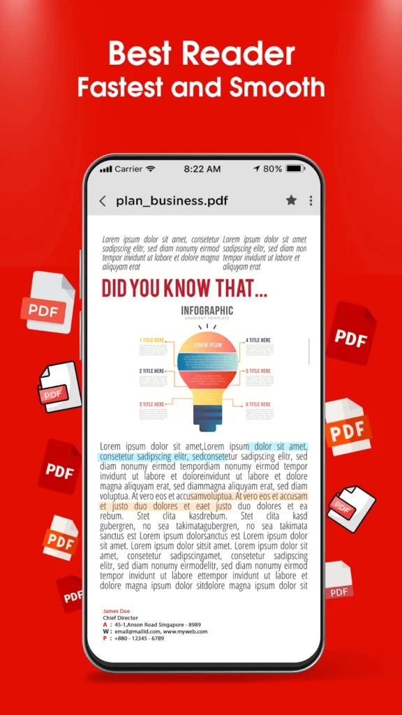 PDF Reader Android app screenshot 3