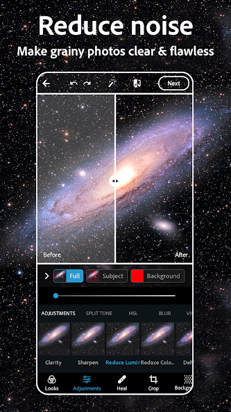 Photoshop Express Android app screenshot 4