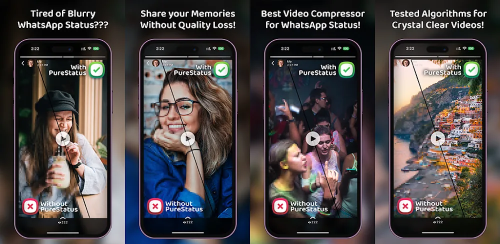 PureStatus Android app cover image