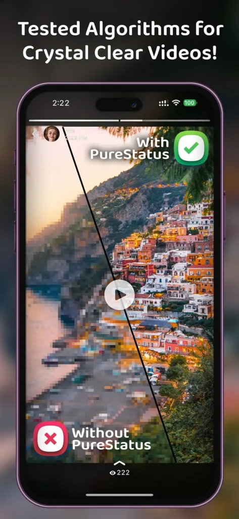 PureStatus Android app screenshot 5