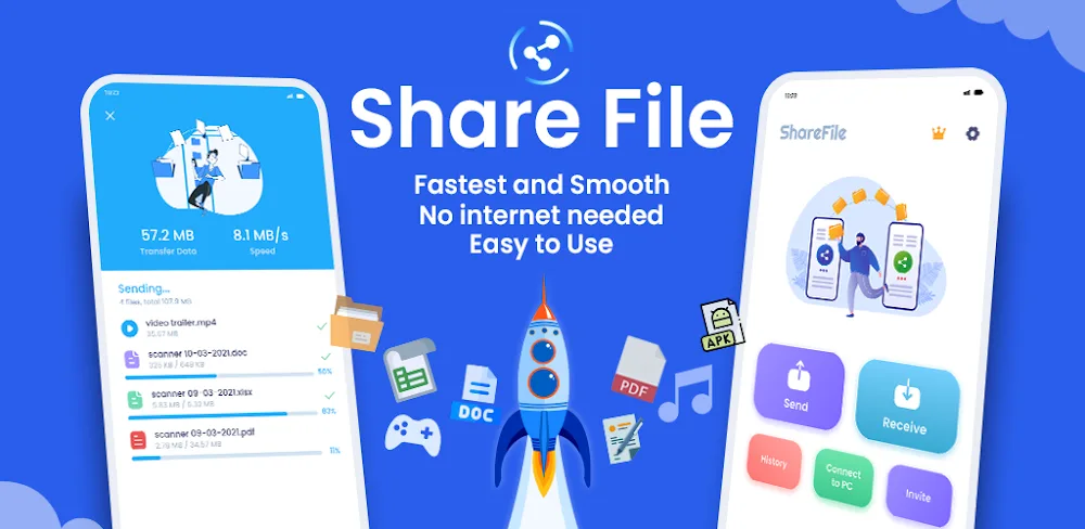 SHARE: Share it, File Transfer Android app cover image