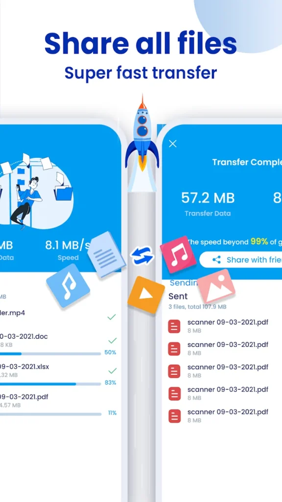 SHARE: Share it, File Transfer Android app screenshot 3