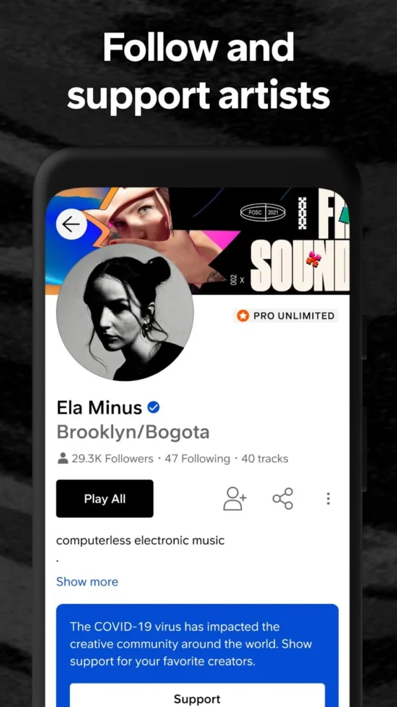SoundCloud Android app screenshot 6