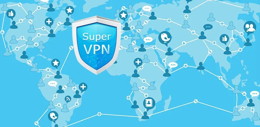 SuperVPN Pro Android app cover image