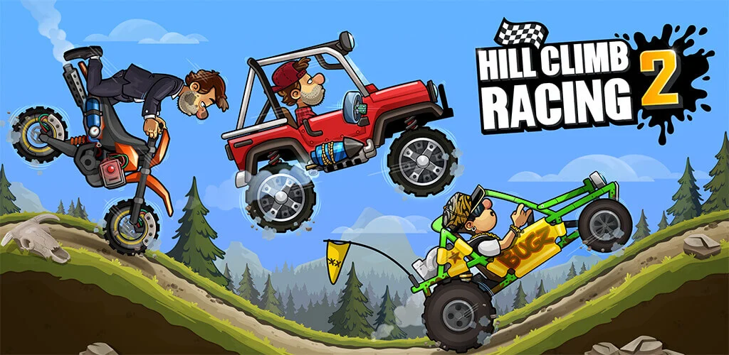 Hill Climb Racing 2 Android app cover image