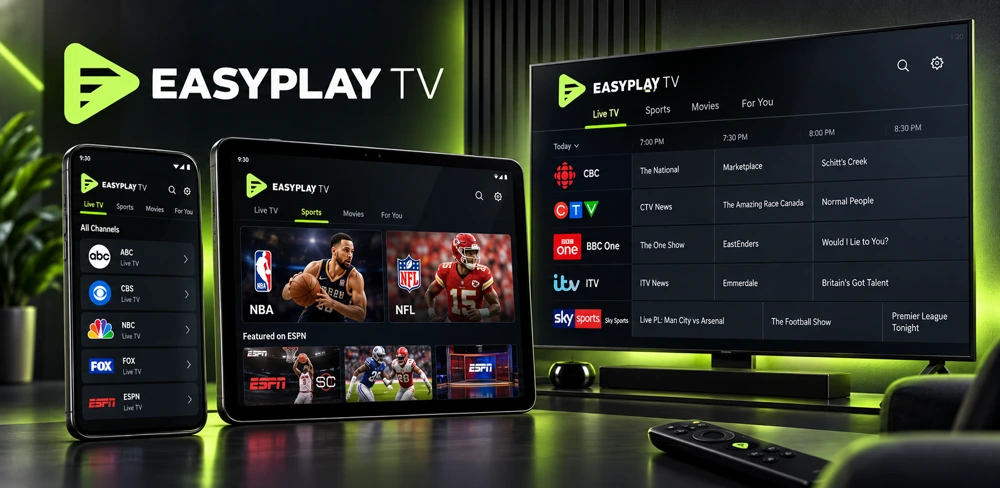 EasyPlay TV Android app cover image