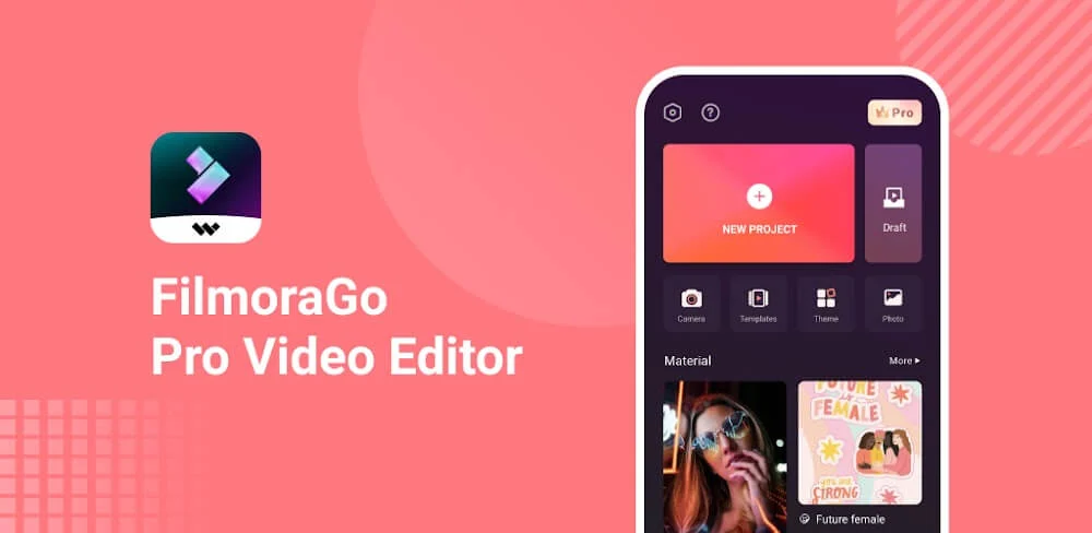 Filmora Android app cover image