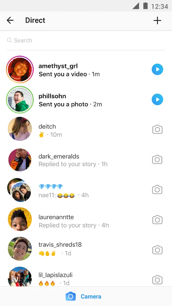 Instagram Android app screenshot 4