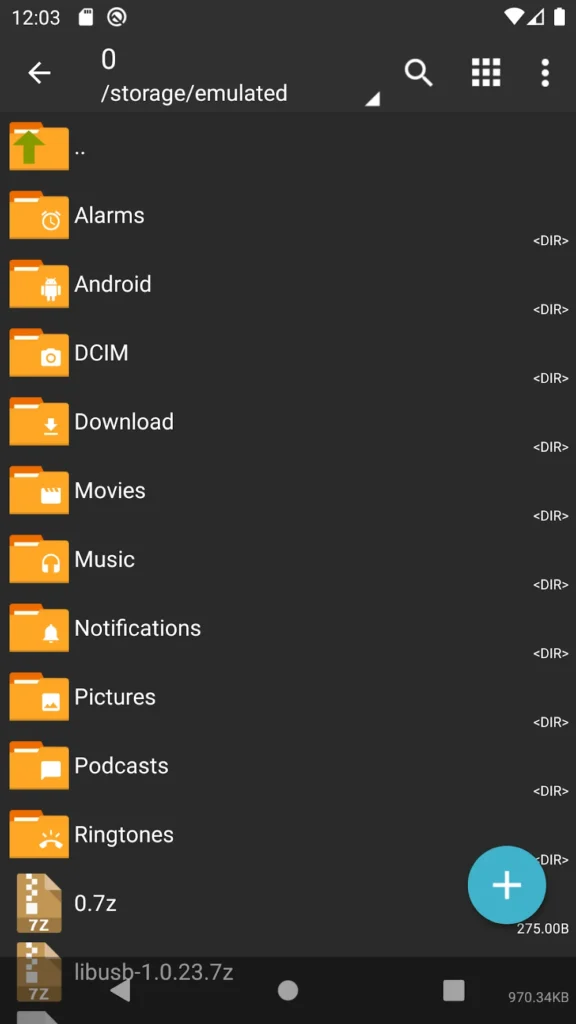 ZArchiver Donate Android app screenshot 2