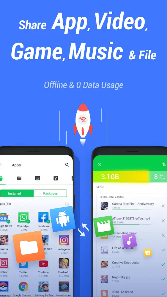 InShare Android app screenshot 2
