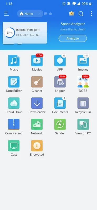 ES File Explorer Android app screenshot 3