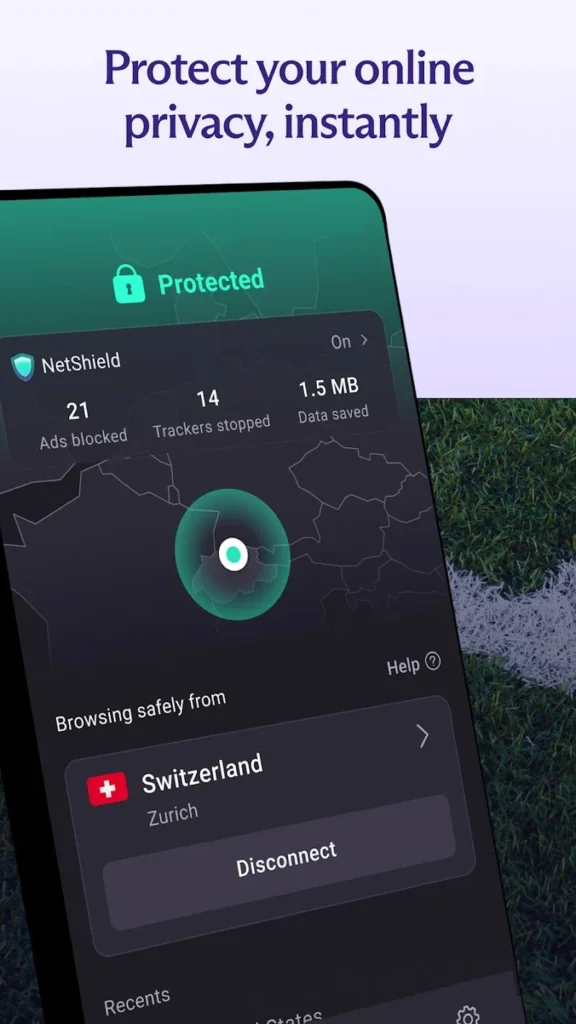 Proton VPN Android app screenshot 3
