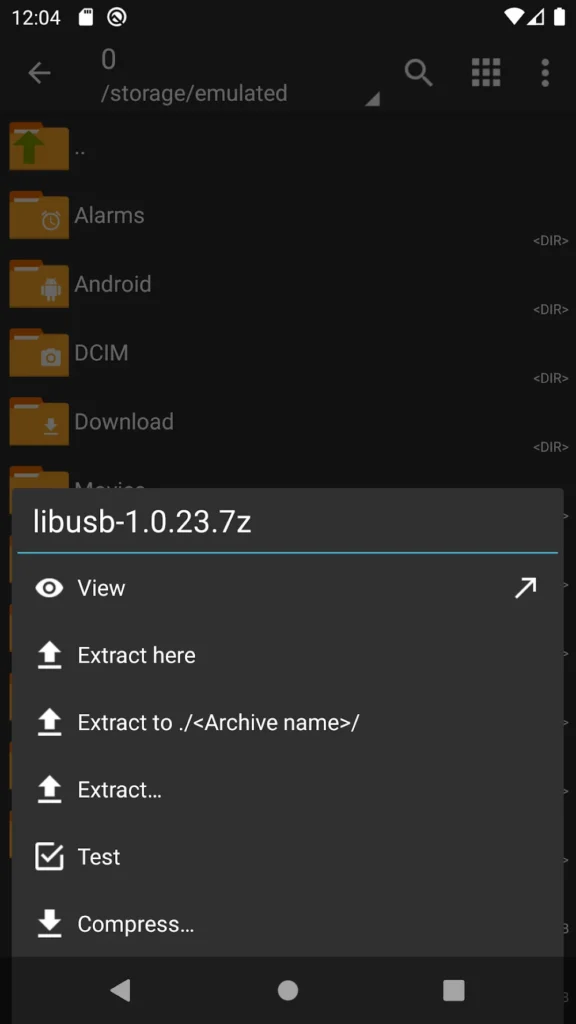 ZArchiver Donate Android app screenshot 3