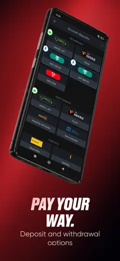Megapari Android app screenshot 3