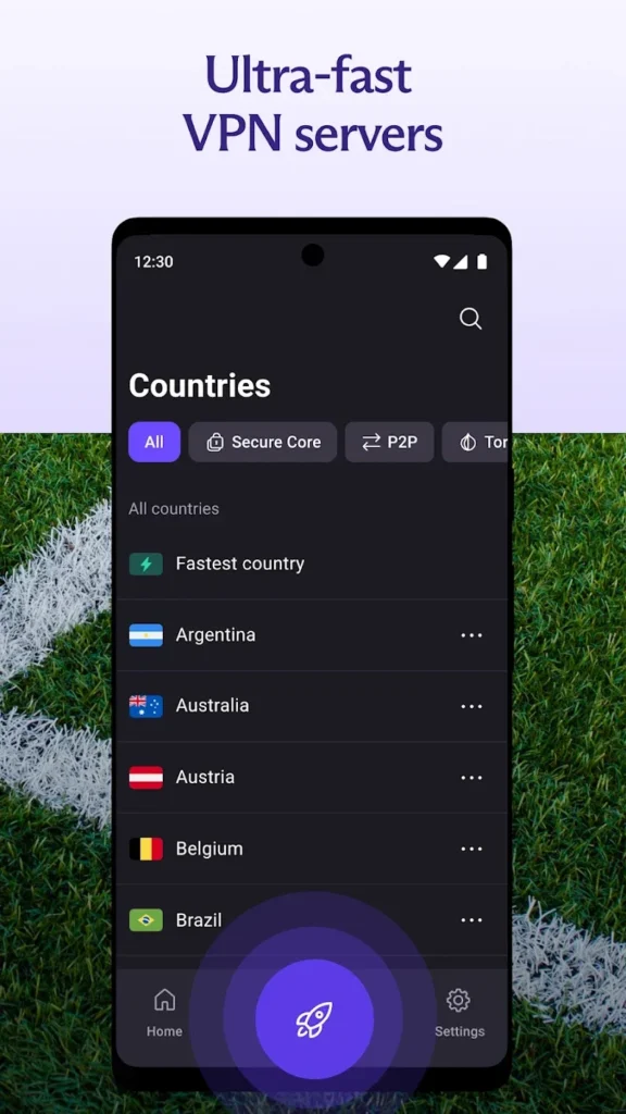 Proton VPN Android app screenshot 4