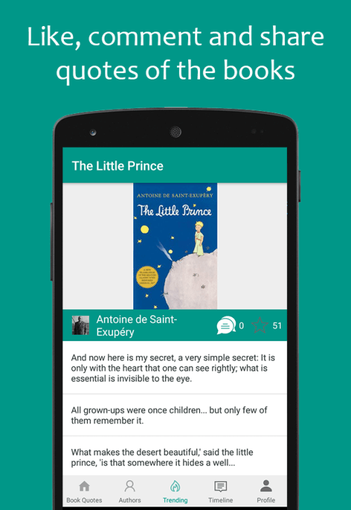 Book Quotes & Quotations Android app screenshot 4
