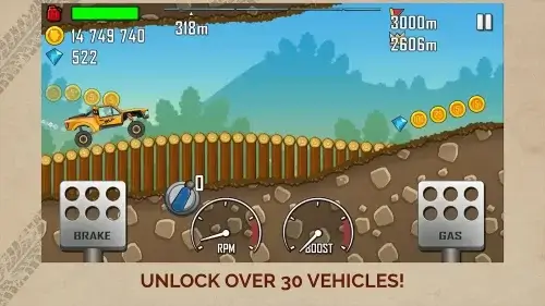 Hill Climb Racing Android app screenshot 5