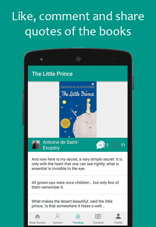 Book Quotes & Quotations Android app screenshot 5