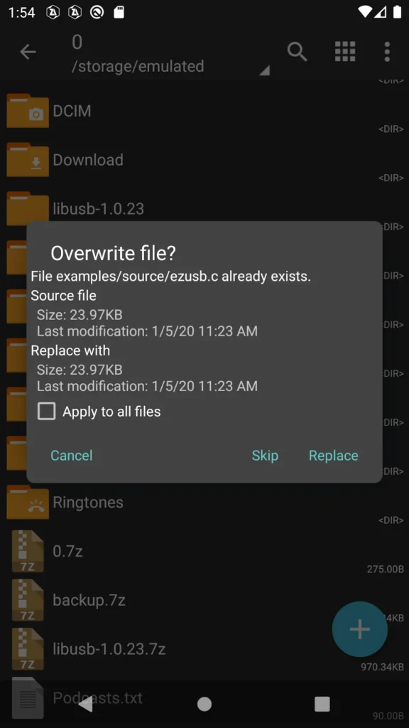 ZArchiver Donate Android app screenshot 6