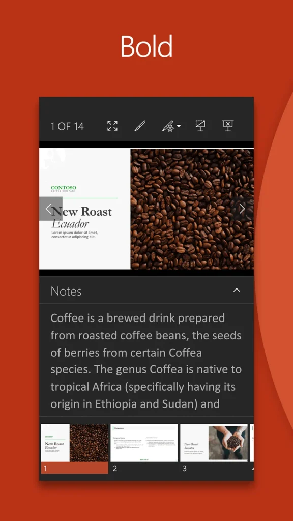 Microsoft PowerPoint Android app screenshot 6
