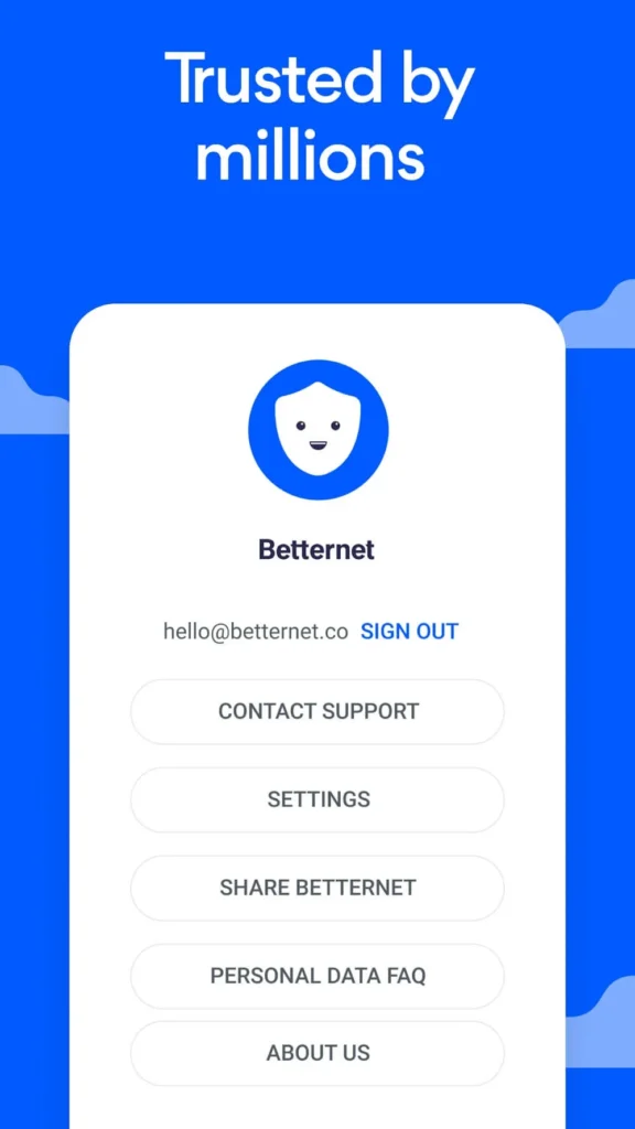 Betternet VPN Android app screenshot 6