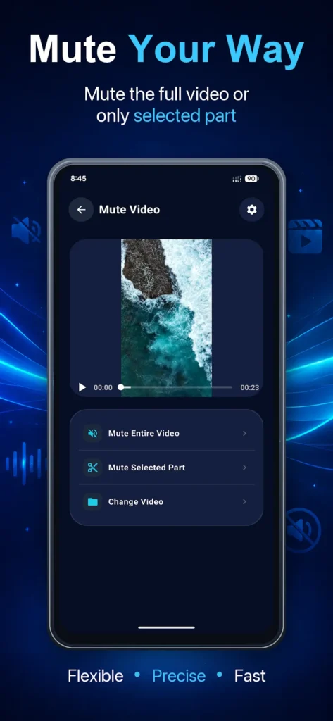 Mute Video Remove Audio Android app screenshot 6
