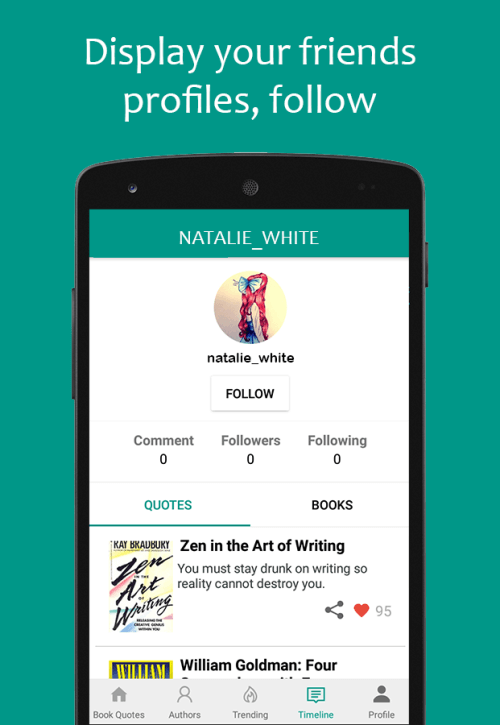 Book Quotes & Quotations Android app screenshot 10