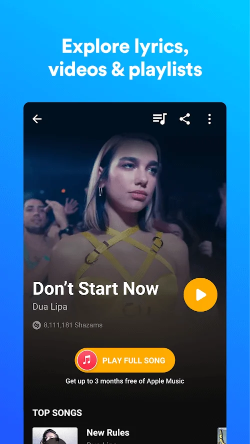 Shazam Android app screenshot 2