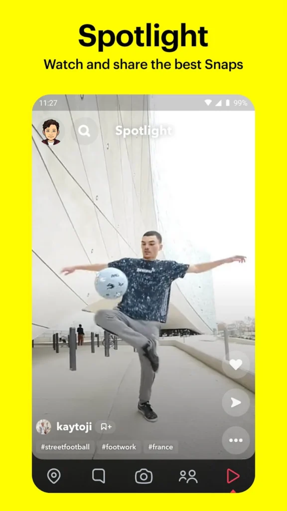 Snapchat Android app screenshot 6