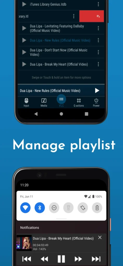 VLC Mobile Remote Android app screenshot 4