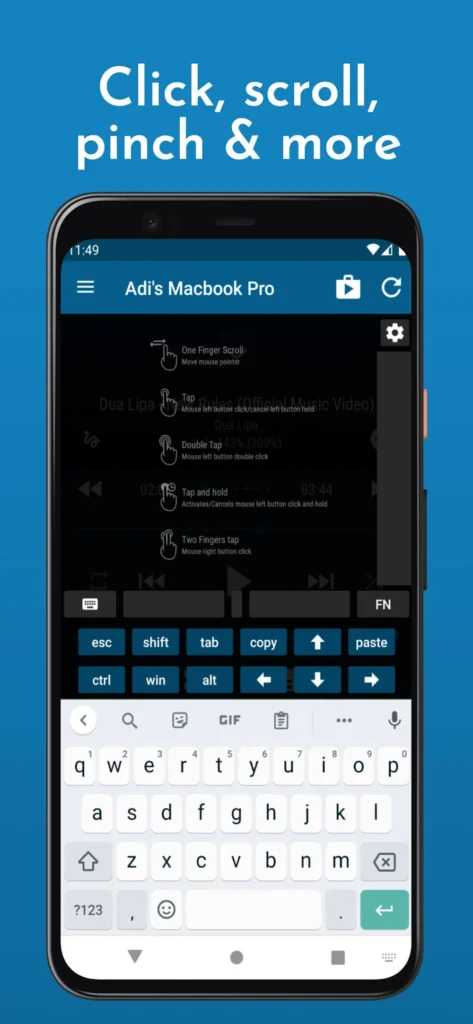 VLC Mobile Remote Android app screenshot 5