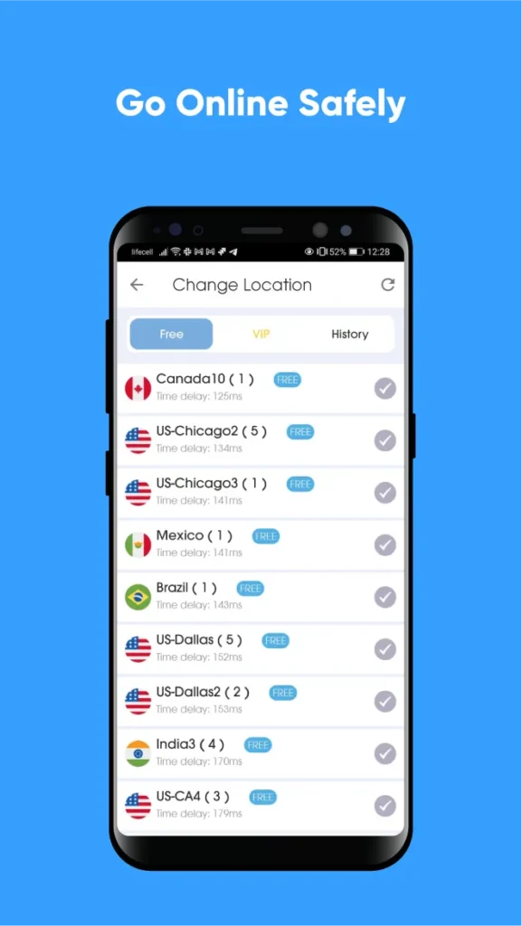 VPN Super Unlimited Proxy Android app screenshot 5